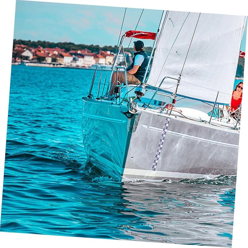 2 قطعة ملصقات مقياس مستوى الماء العاكسة اللاصقة للحمامات وأحواض الأسماك سهلة التركيب - Image 4